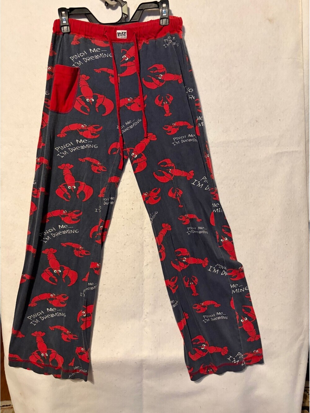 Lazy One Medium Size Lounge Pants with Lobster Print